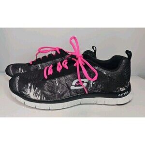 Womens Sketchers Flex Appeal Trade Winds Tennis Shoes Sneakers  Size 9.5
